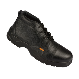 Buy Paragon Buff Split Leather Safety Shoe 734 (Black), PU0734GP