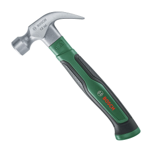 Mannesmann Claw Hammer - 600g (670g Total) With Fiberglass Handle, Non-Slip Grip
