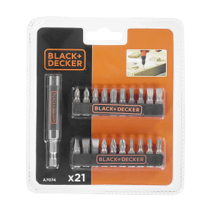 Buy Black+Decker 21 Pcs Screwdriver Bit Set With Magnetic Drive