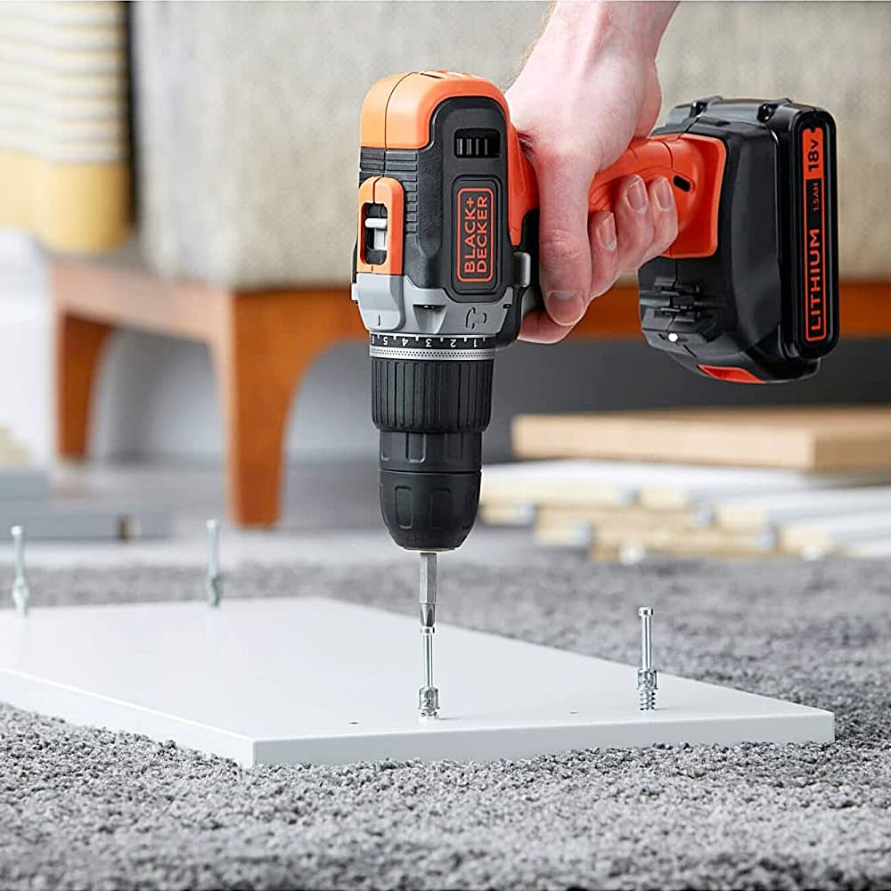 Buy Black+Decker 18V 10mm Cordless Speed Drill Machine Driver