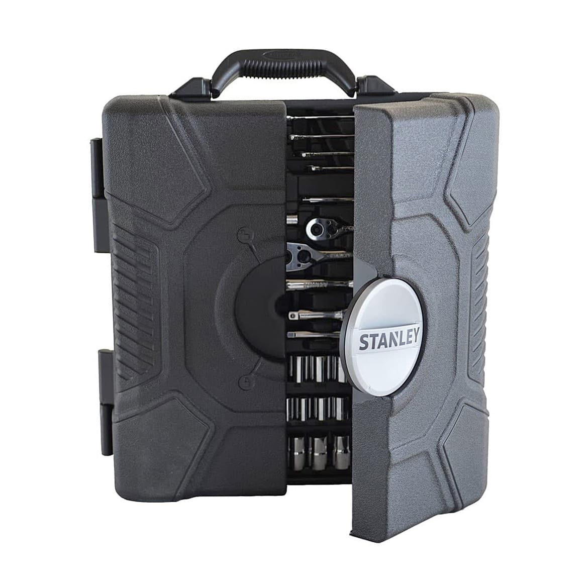 Stanley 73795混在ツールセット%circuma%210個-つや出しクロム Stanley 73795 Mixed Tool Set, 210 Pieces - Polished Chrome