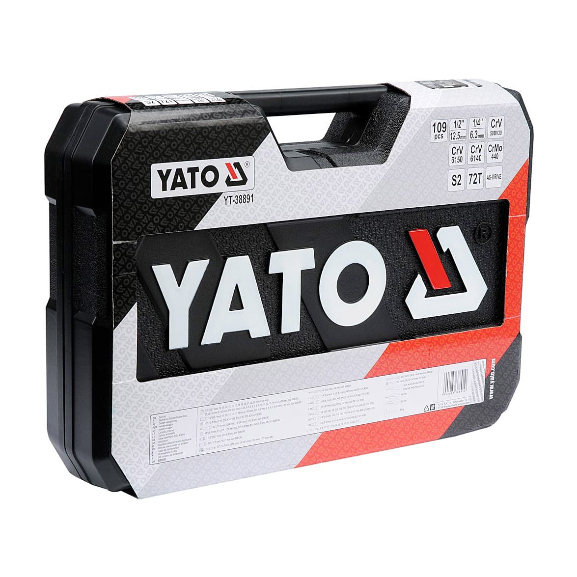 Buy Yato 109 Pcs Sq. Drive Tool Set, YT-38891 Online in India at