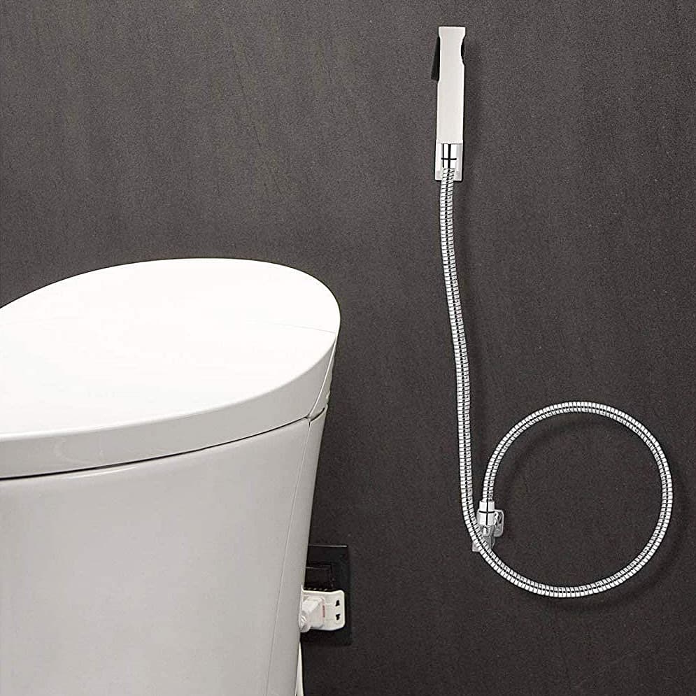 Kohler Cuff Health Faucet With 1.2 Mtr Flexible Hose In White, K-98100IN-0
