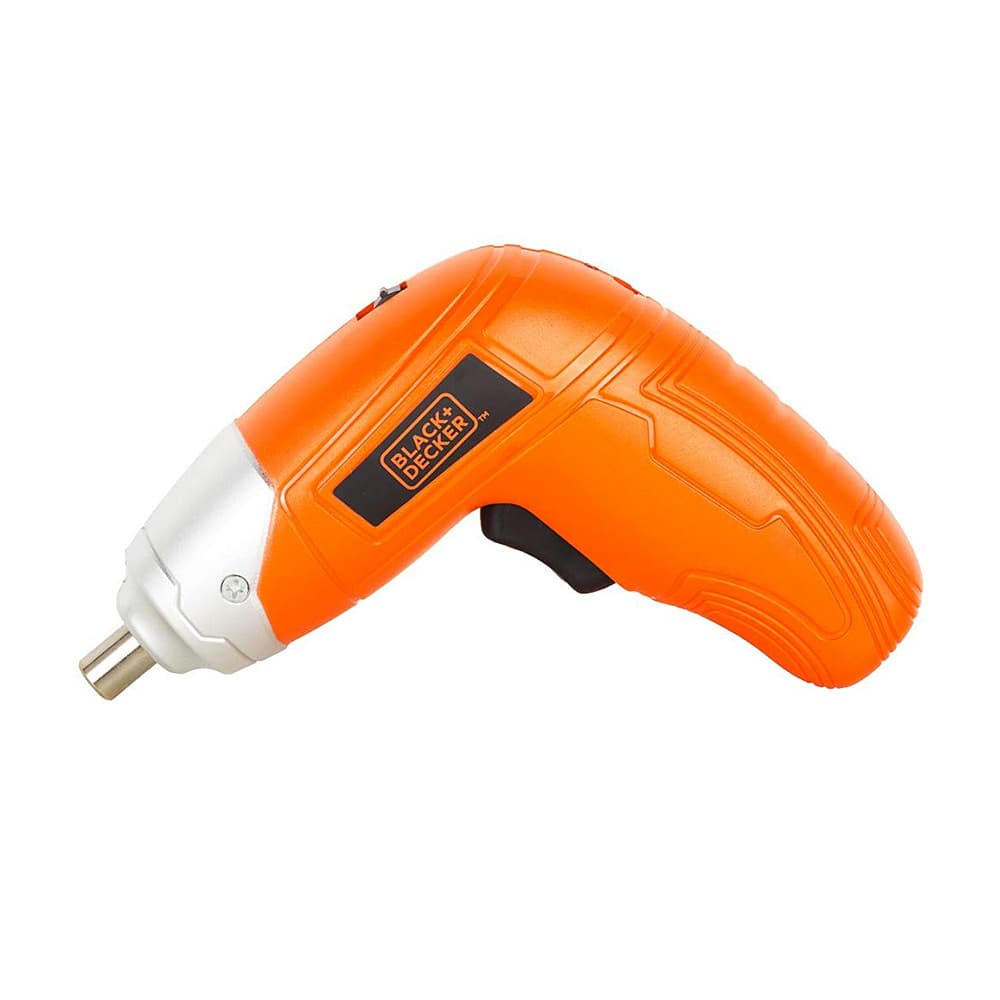 Black+Decker Cordless Ni-Cd Screwdriver With 10 Pcs Bit Sets, KC3610-IN