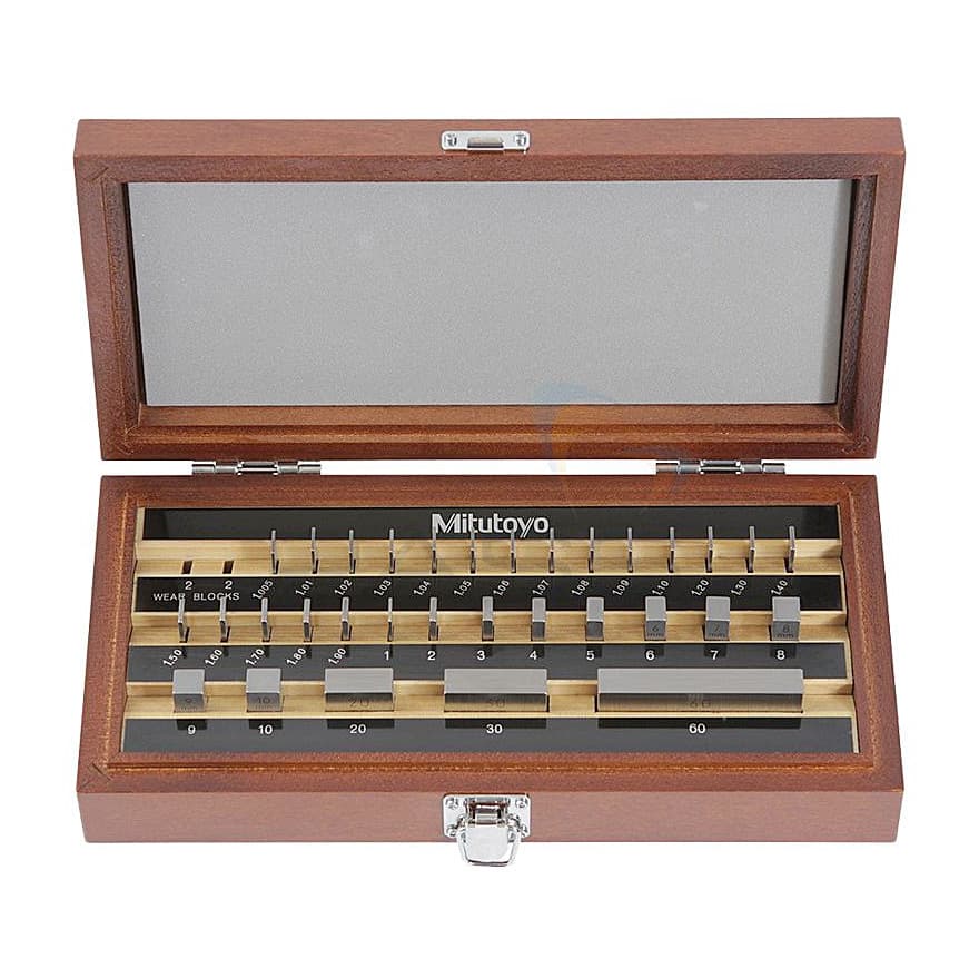 Buy Mitutoyo 32 Pcs Steel Type Metric Rectangular Gauge Block Set 