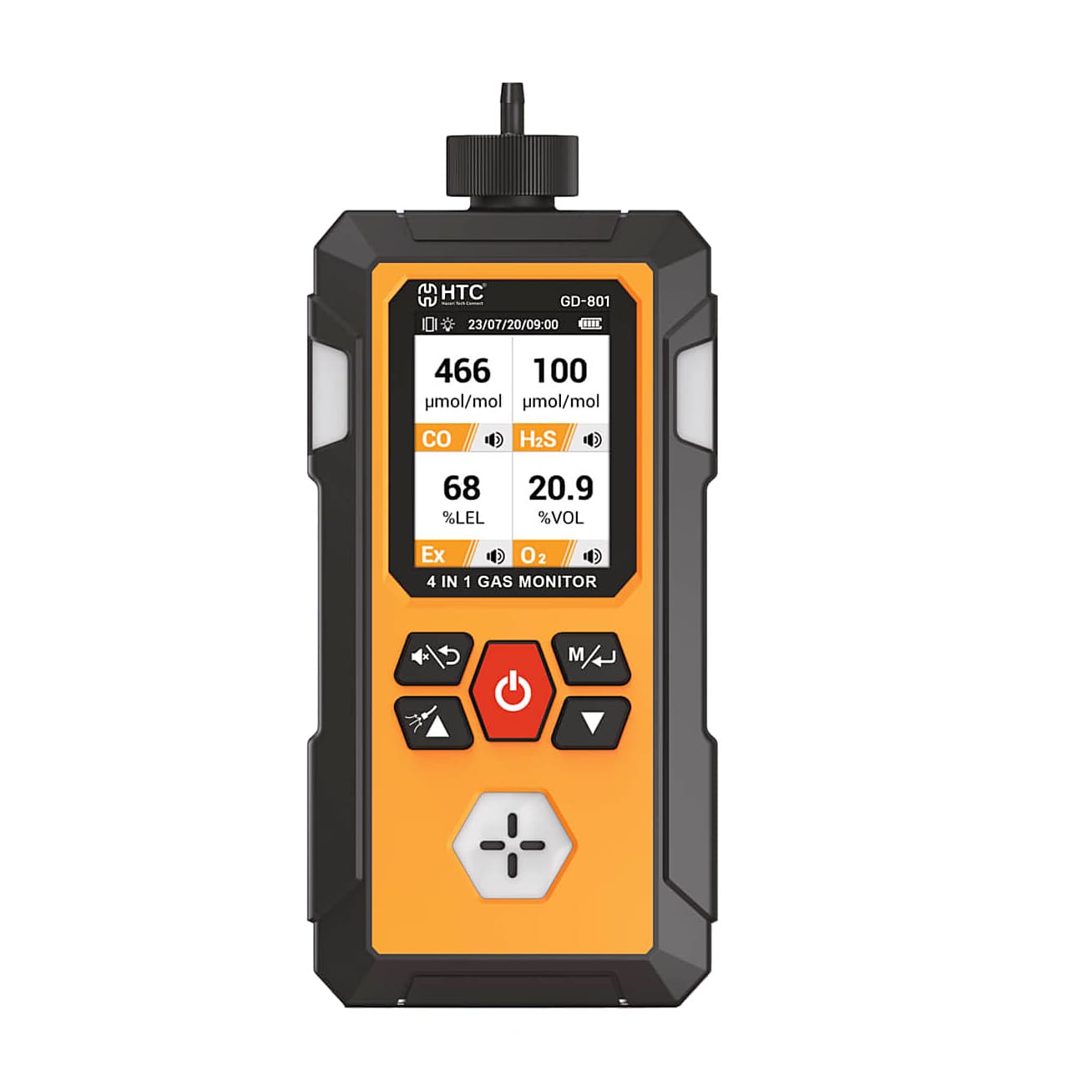 Buy HTC 4 in 1 Gas Detector (CO/H2S/Ex/O2), GD-801 Online in India