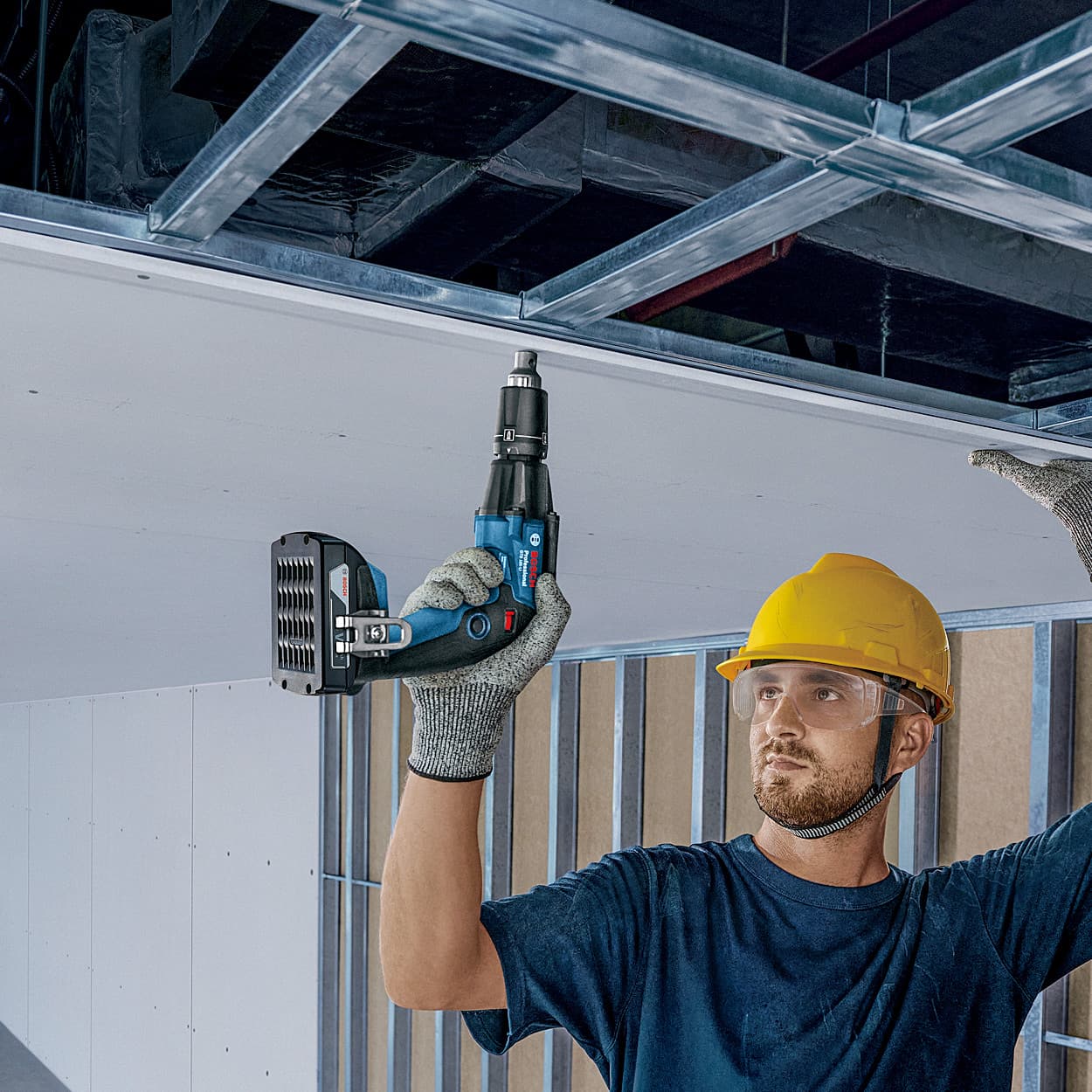 Bosch 18V mm Professional Cordless Brushless Drywall Screwdriver, GTB  185-LI (Solo)