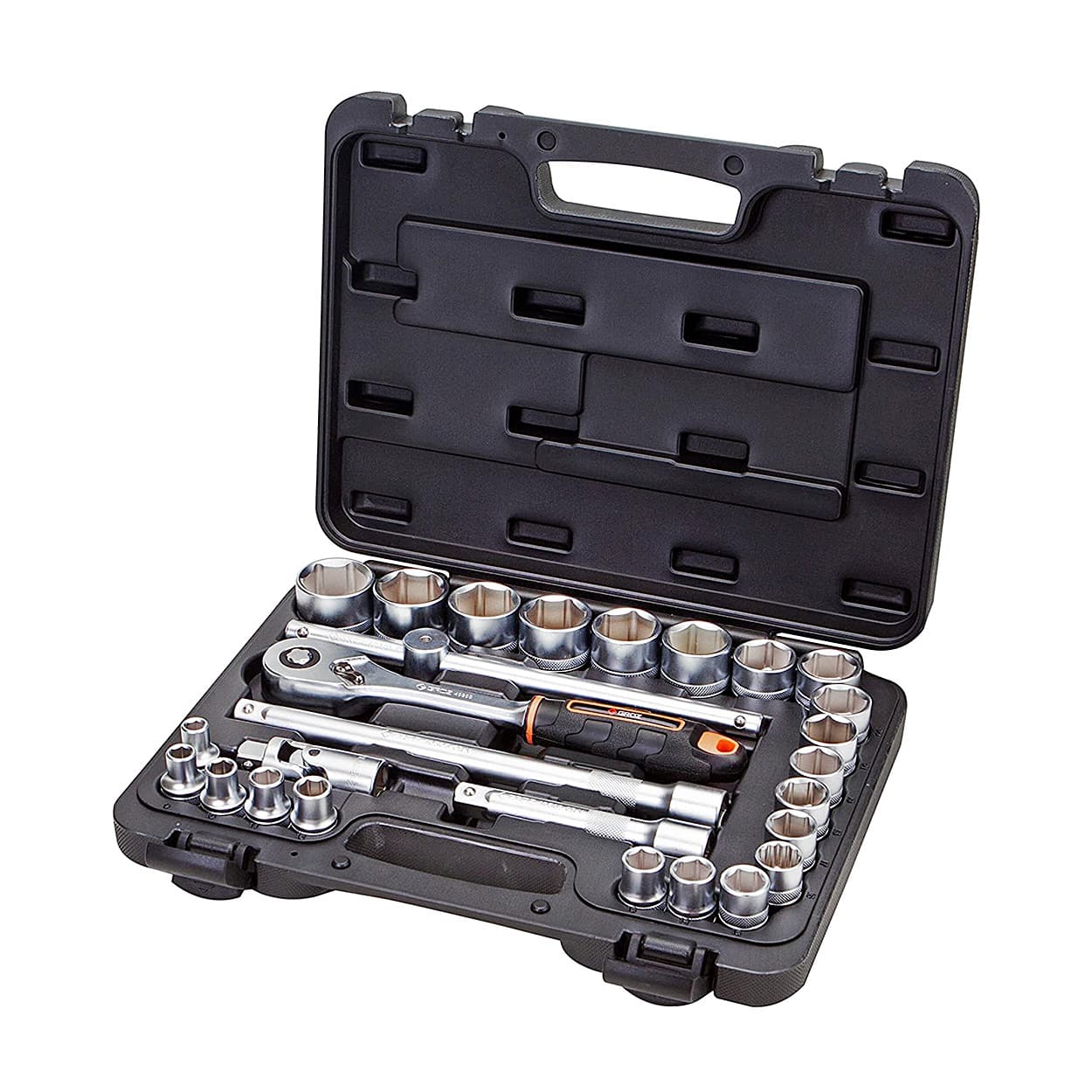 ホソブト　x_x Buy Groz 27 Pcs 1/4 Inch Sq. Drive Hex Socket Set In Blow Moulded