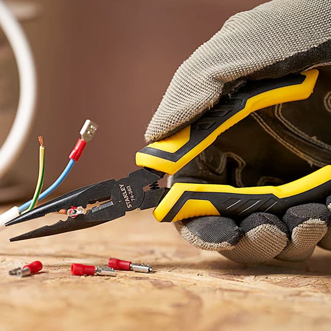 Buy Stanley 6 inch / 150 mm Dynagrip Long Nose Pliers, STHT0-74363