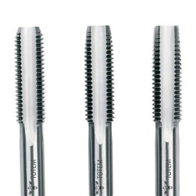 Totem Metric Fine Thread M12 x 1.5 Pitch Carbon Steel Hand Taps (Set of 3 Pcs)
