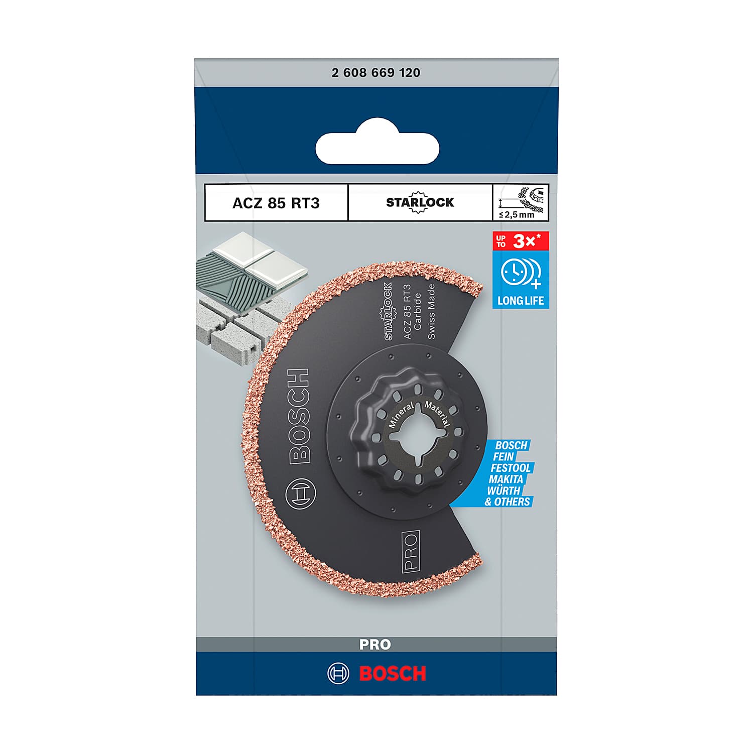 Buy Bosch 85 mm Dia. Starlock Carbide-RIFF Segment Saw Blade, ACZ
