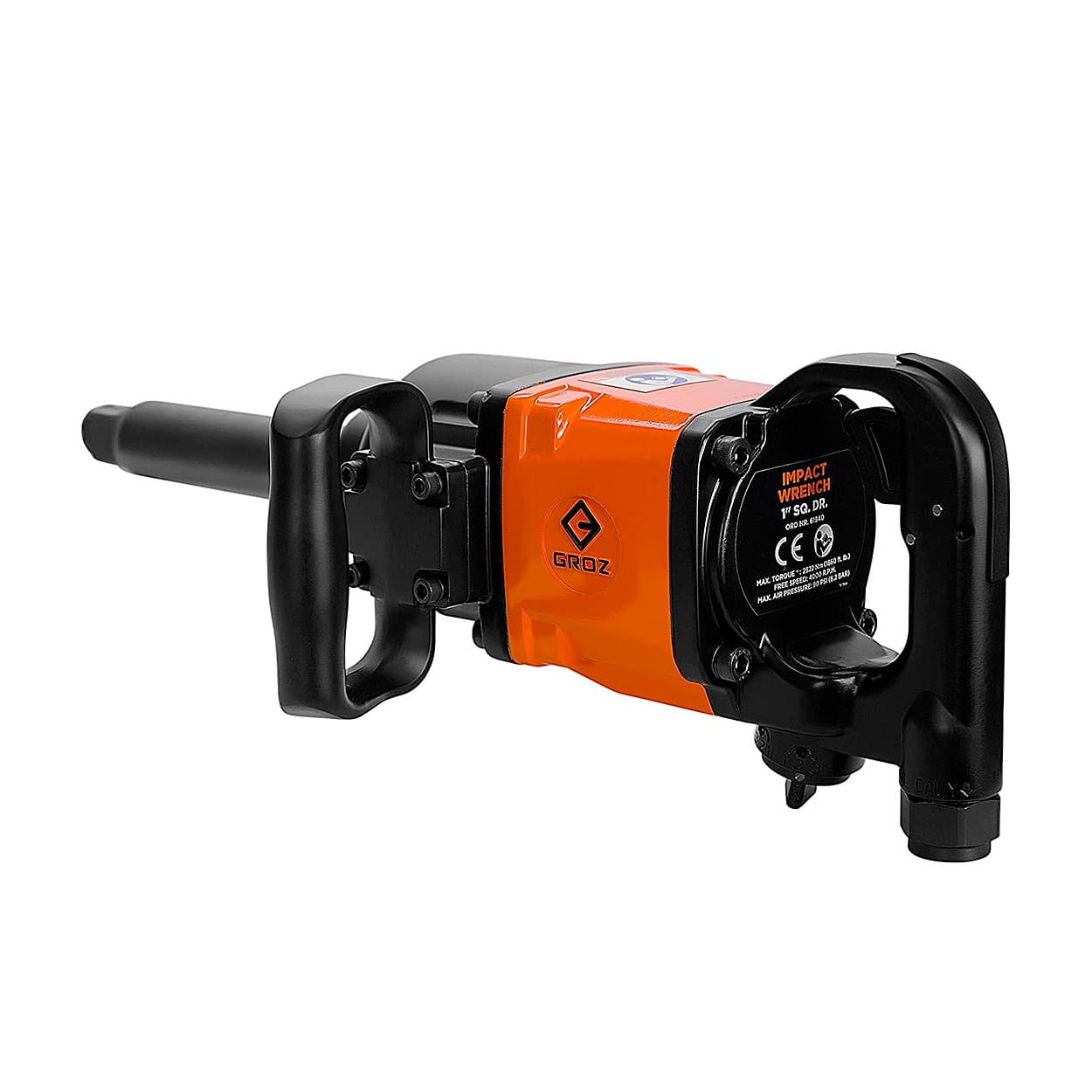 Buy Groz 2522 Nm 1 Inch Aluminium Body D-Handle Air Impact Wrench