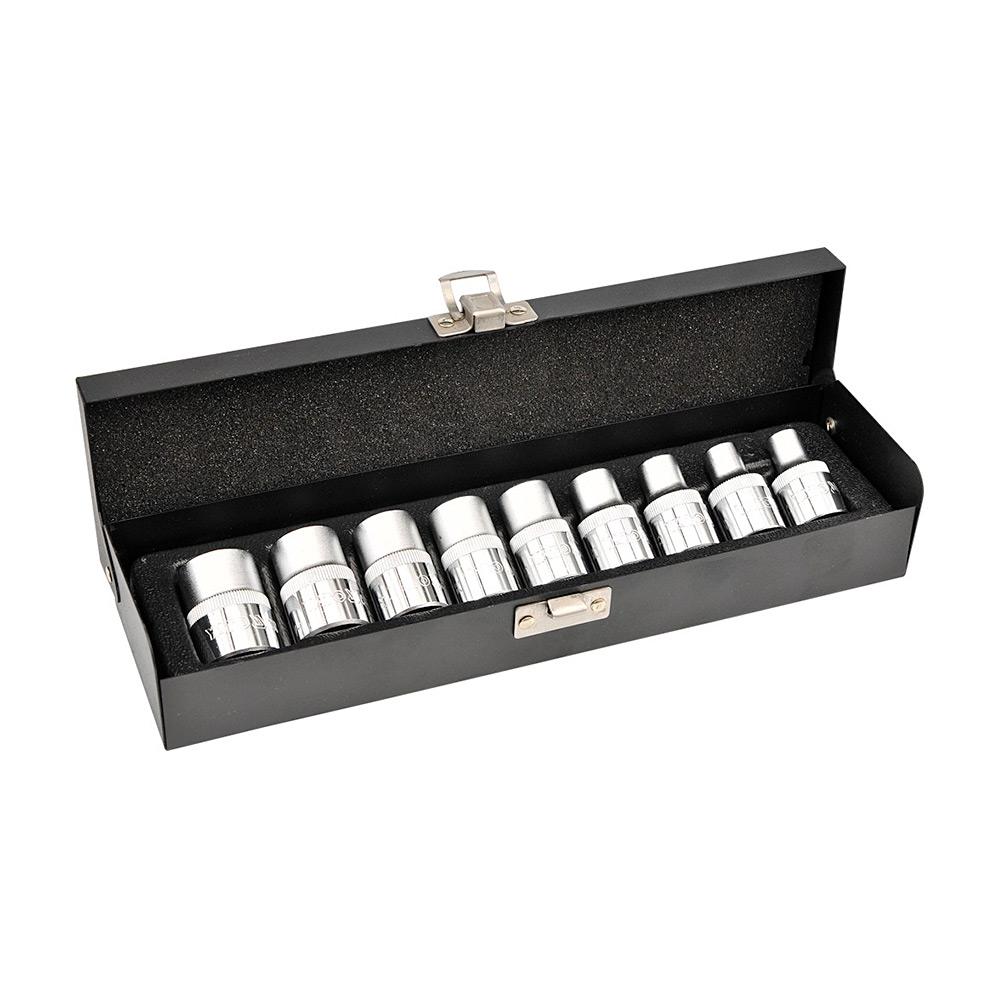 Buy Yato 9 Pcs 1/2 Inch Sq. Drive Torx Socket Set, YT-0521 Online