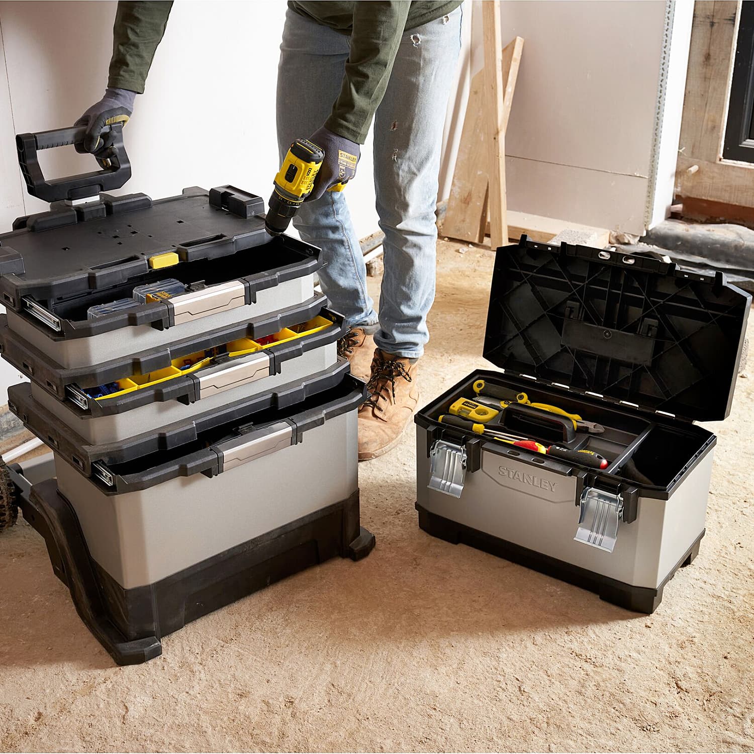 Buy Stanley Fatmax 4 IN 1 Metal & Plastic Rolling Workshop, 1-95