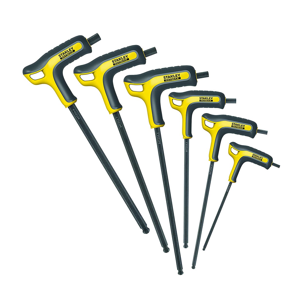 Buy Stanley 6 Pcs (3 mm - 10 mm) FatMax P-Handle Hex Key Set