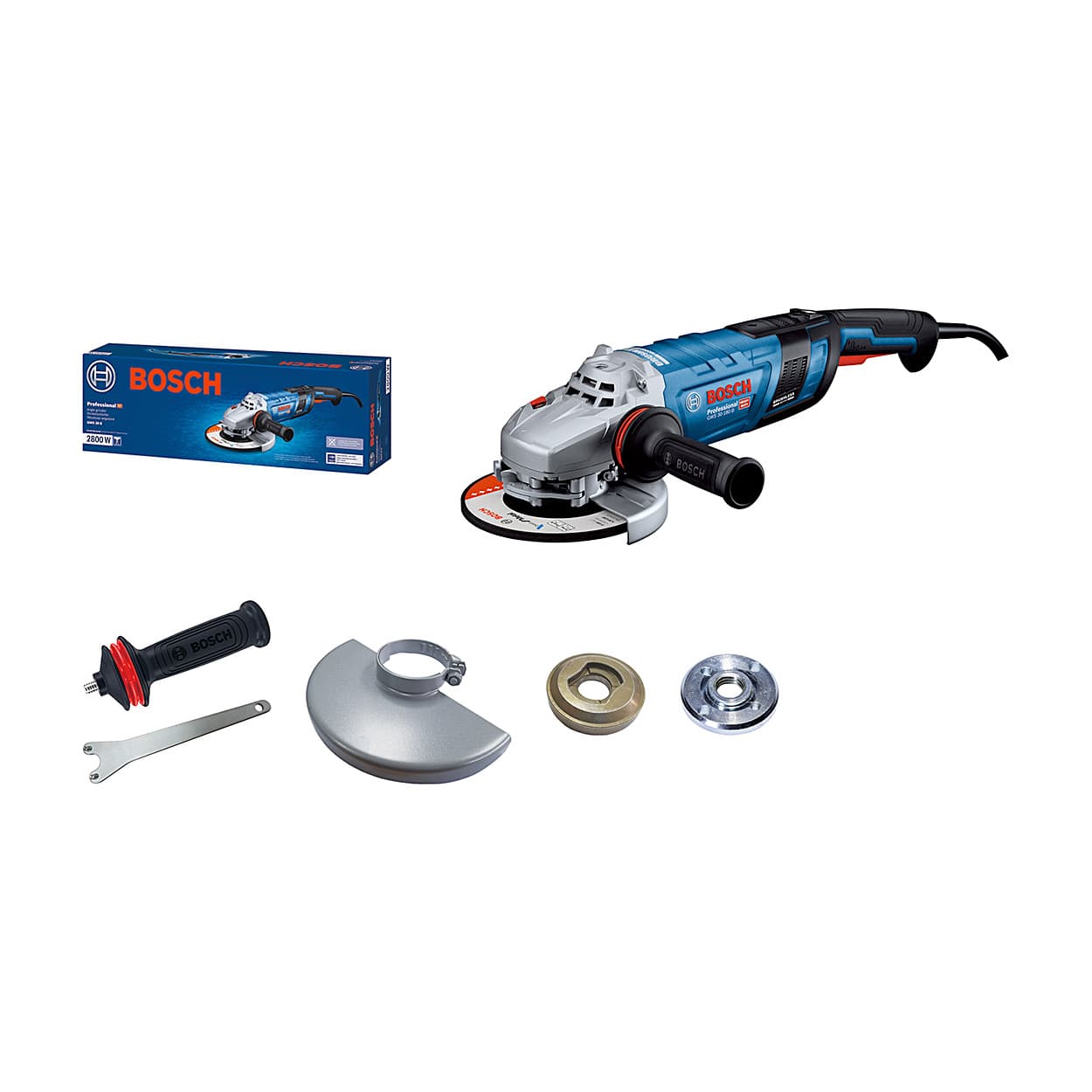Buy Bosch 230mm / 9 inch 2800W Professional Angle Grinder With Brushless  Motor, GWS 30-230 B Online in India at Best Prices.