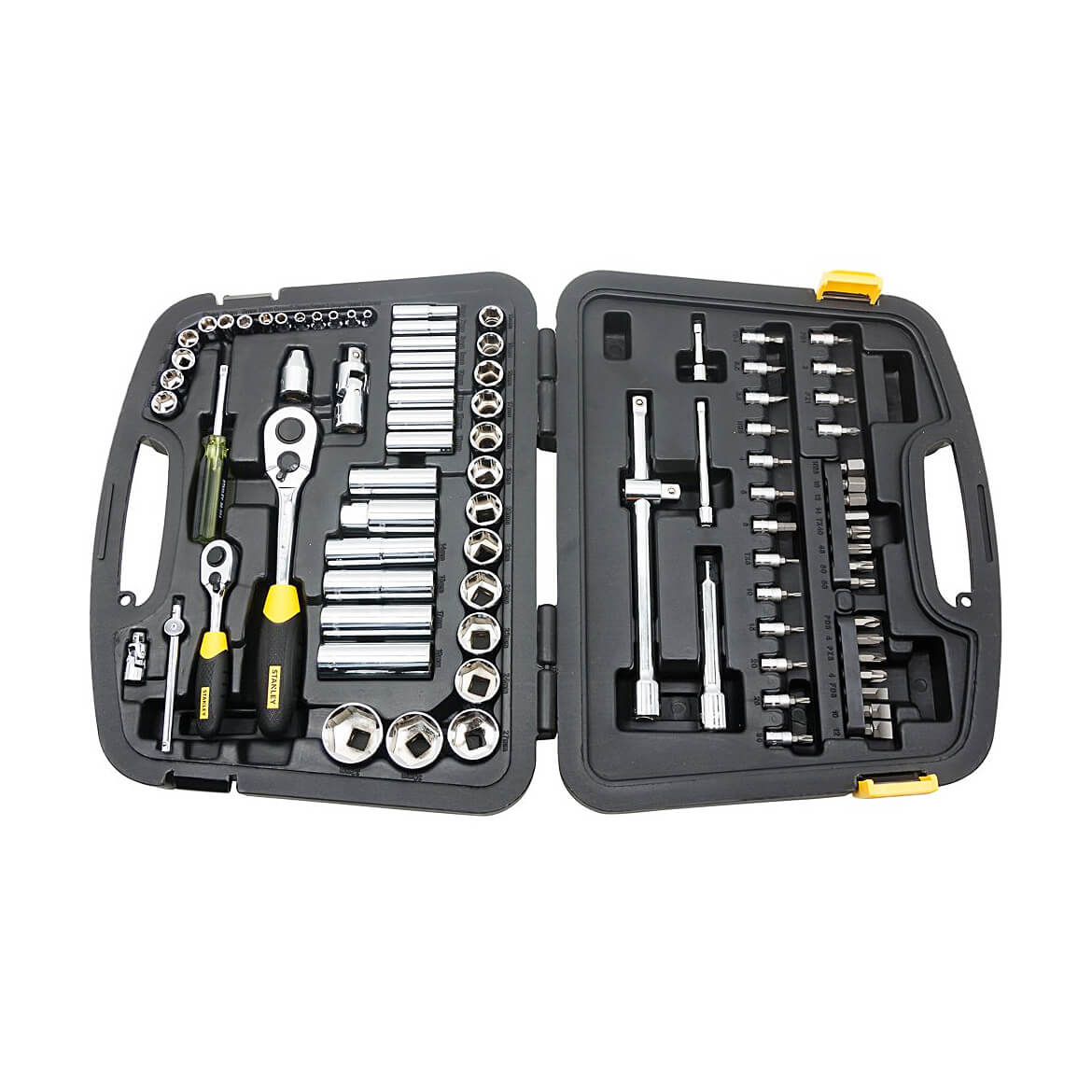 とぉみ Buy Stanley 86 Pcs 1/4 Inch & 1/2 Inch Sq. Drive 6 PT Metric