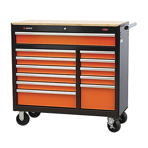 Buy Groz 42 Inch / 12 Drawer Portable Workstation, MTB/12/WD