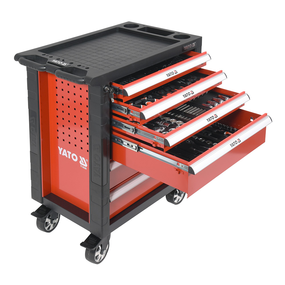 Buy Yato 975 x 765 x 465 mm / 177 Pcs Cabinet Tool Set (6 Drawers