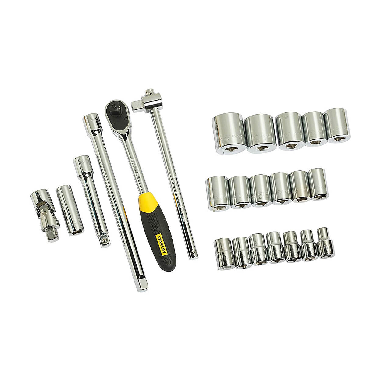19mm Deep Impact Socket & Adapter Set – 1/2" Drive, 78mm Long, Heavy Duty Carbon Steel For Car Repair