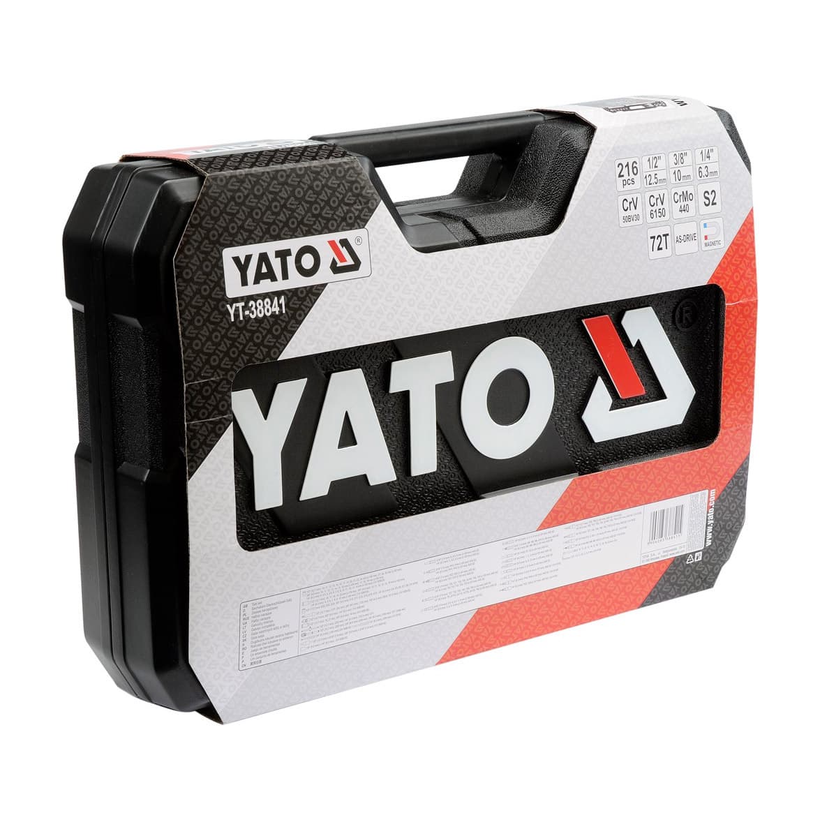 Buy Yato 216 Pcs 1/4, 3/8 & 1/2 Inch Sq. Drive Socket Set, YT