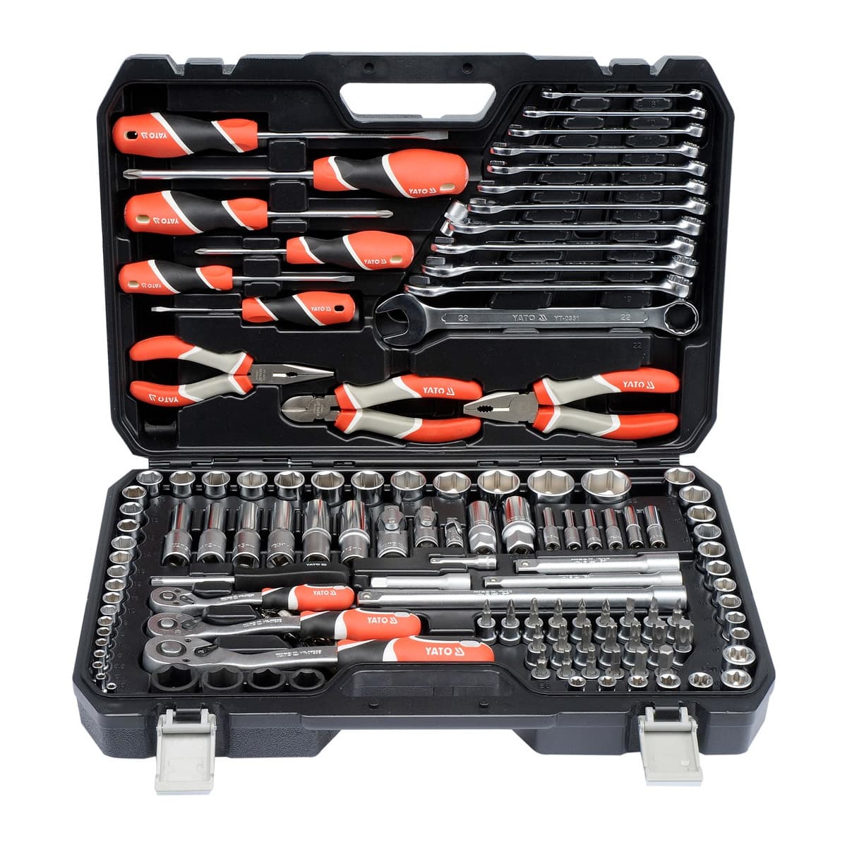 Buy Yato 129 Pcs 1/4, 3/8 & 1/2 Inch Sq. Drive Socket Set, YT