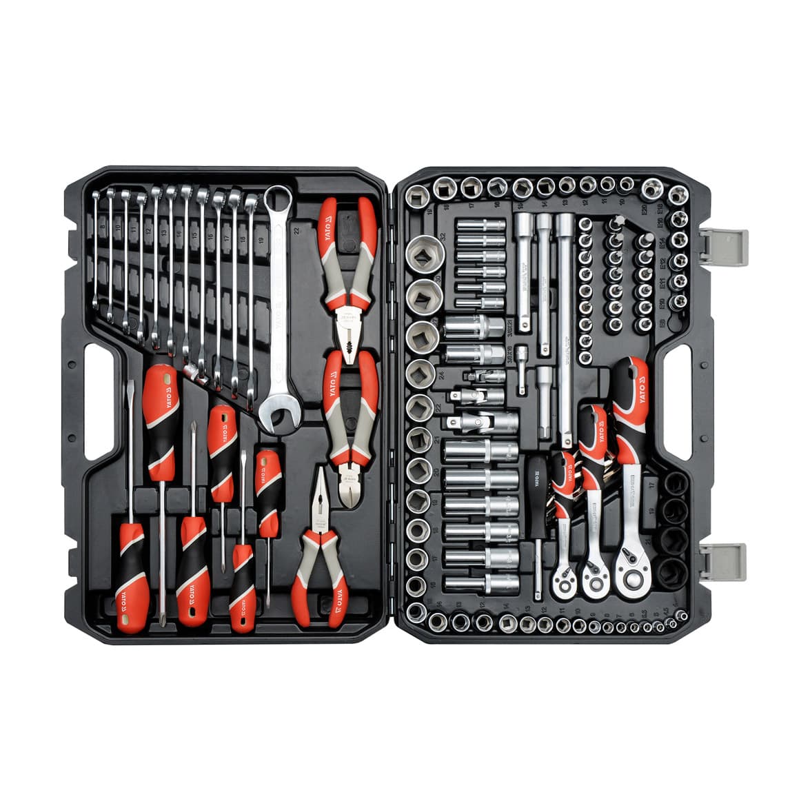 Buy Yato 129 Pcs 1/4, 3/8 & 1/2 Inch Sq. Drive Socket Set, YT
