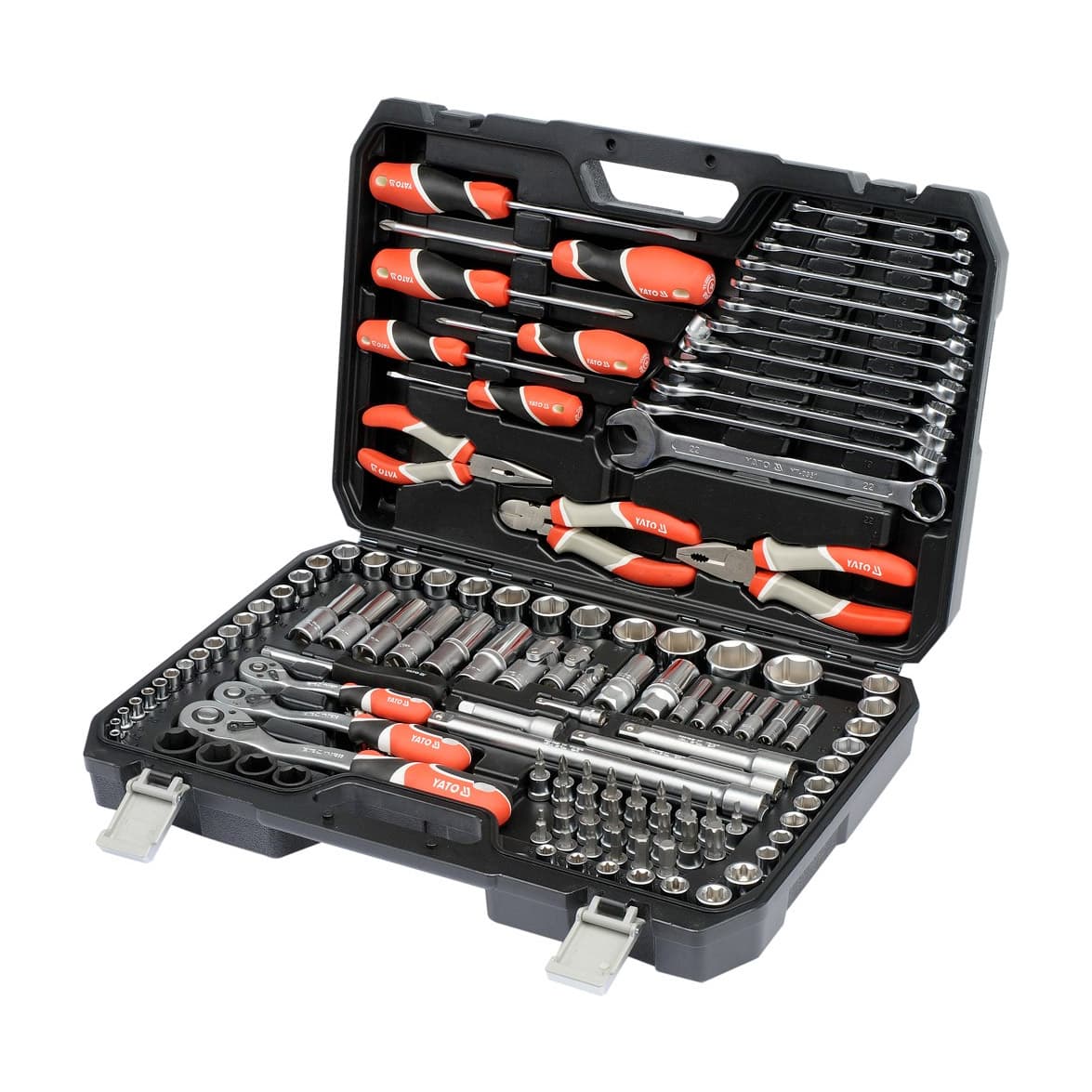 Buy Yato 129 Pcs 1/4, 3/8 & 1/2 Inch Sq. Drive Socket Set, YT