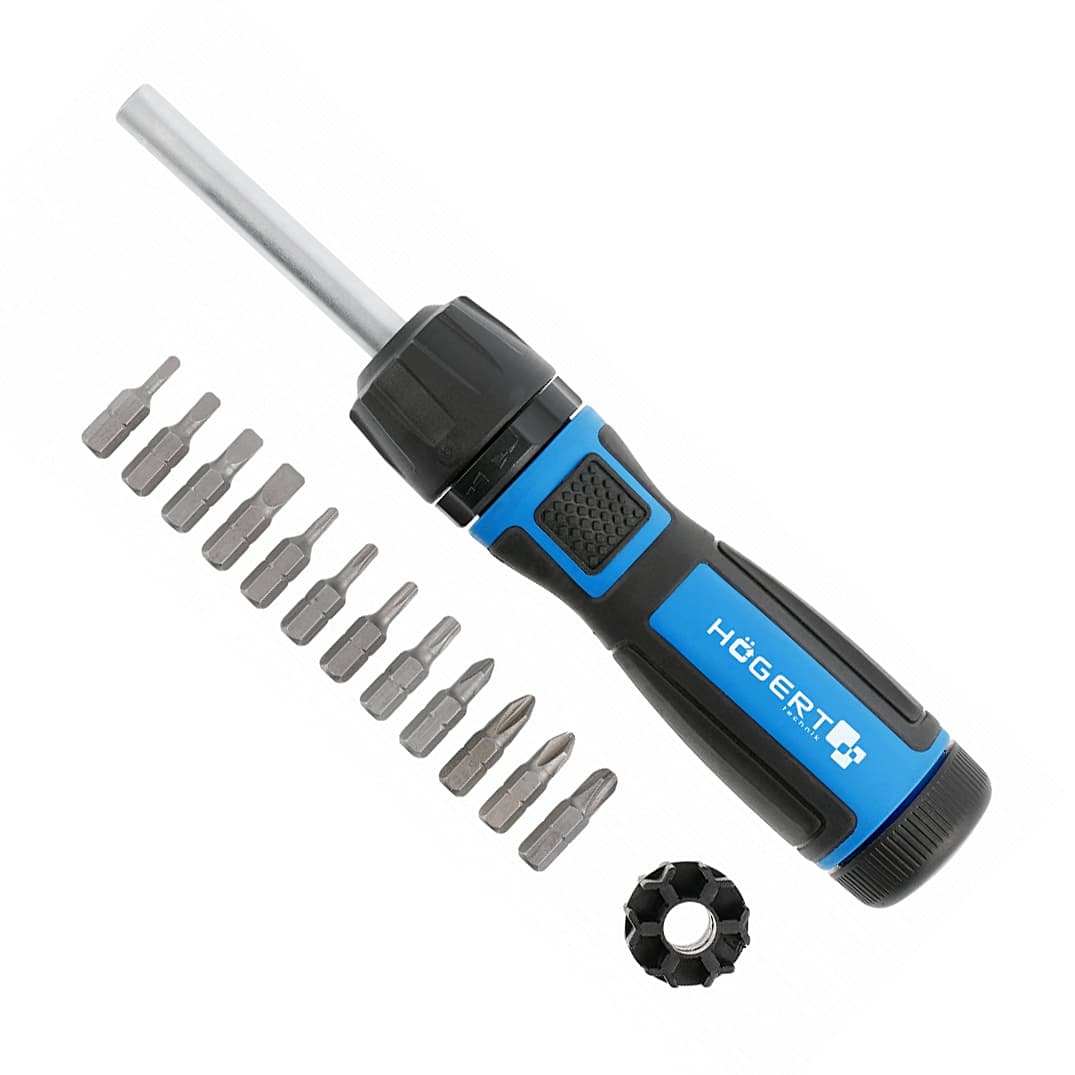 Buy Hogert 13 Pcs Screwdriver Bits Set with Gear, HT1S215 Online