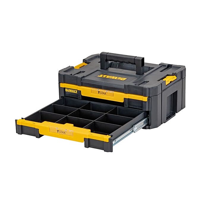 DITNです Buy Dewalt Tstak Drawer Unit With 2-Shallow Drawers, DWST1-70706