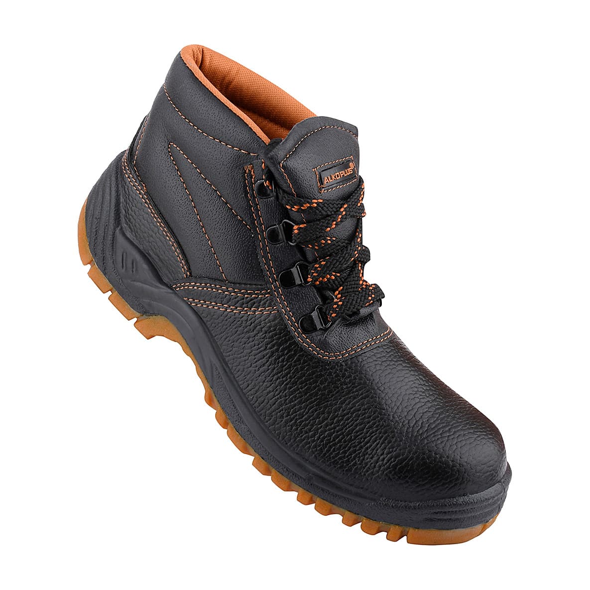 Buy Alko Plus High Ankle Synthetic Leather Safety Shoe with Double