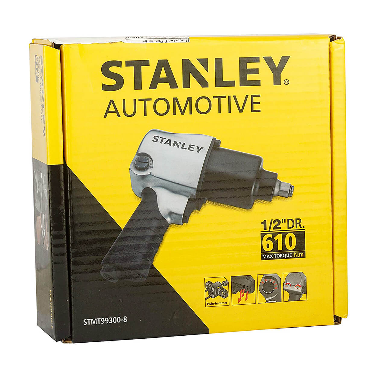 Buy Stanley 1/2 inch Chrome Molybdenum Steel Air Impact Wrench - Main Image