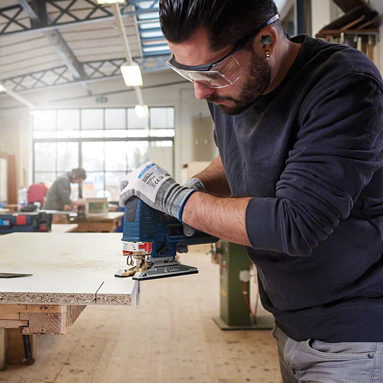 Bosch T101B Jigsaw Blades 3-Pack - High Carbon Steel, Precision Ground Teeth For Wood Cutting