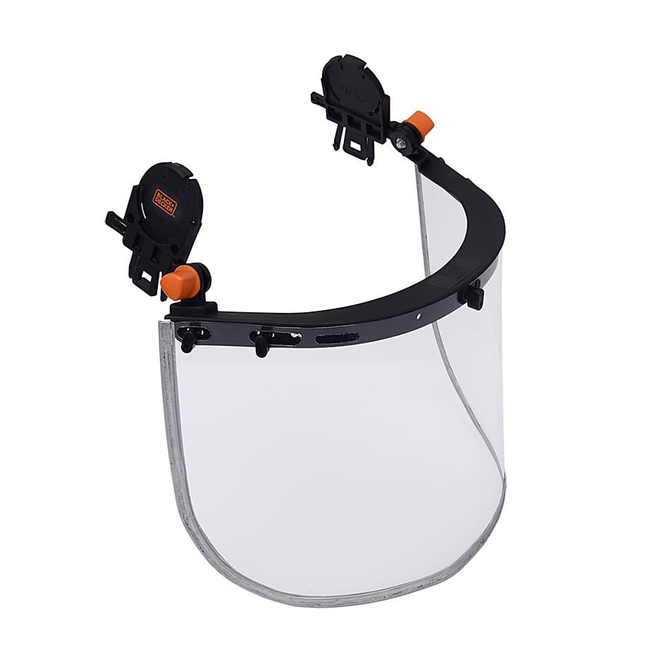Black+Decker Helmet-Mounted Face Shield With Polycarbonate Clear Visor,  BXWP0801IN