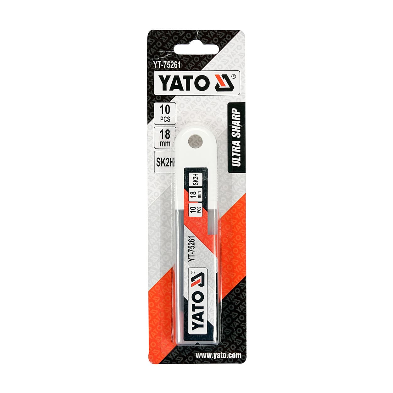 Buy Yato 18 mm Ultra Sharp Spare Blade (Pack of 10 Pcs), YT-75261