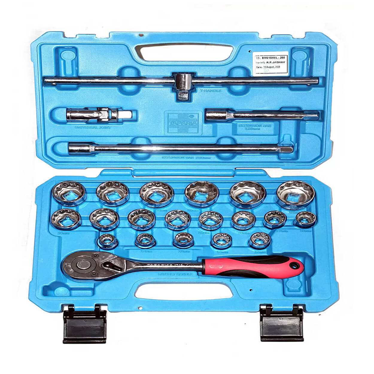 Buy Taparia 24 Pcs 1/2 Inch Sq. Drive Hexagonal Socket Set (12PT