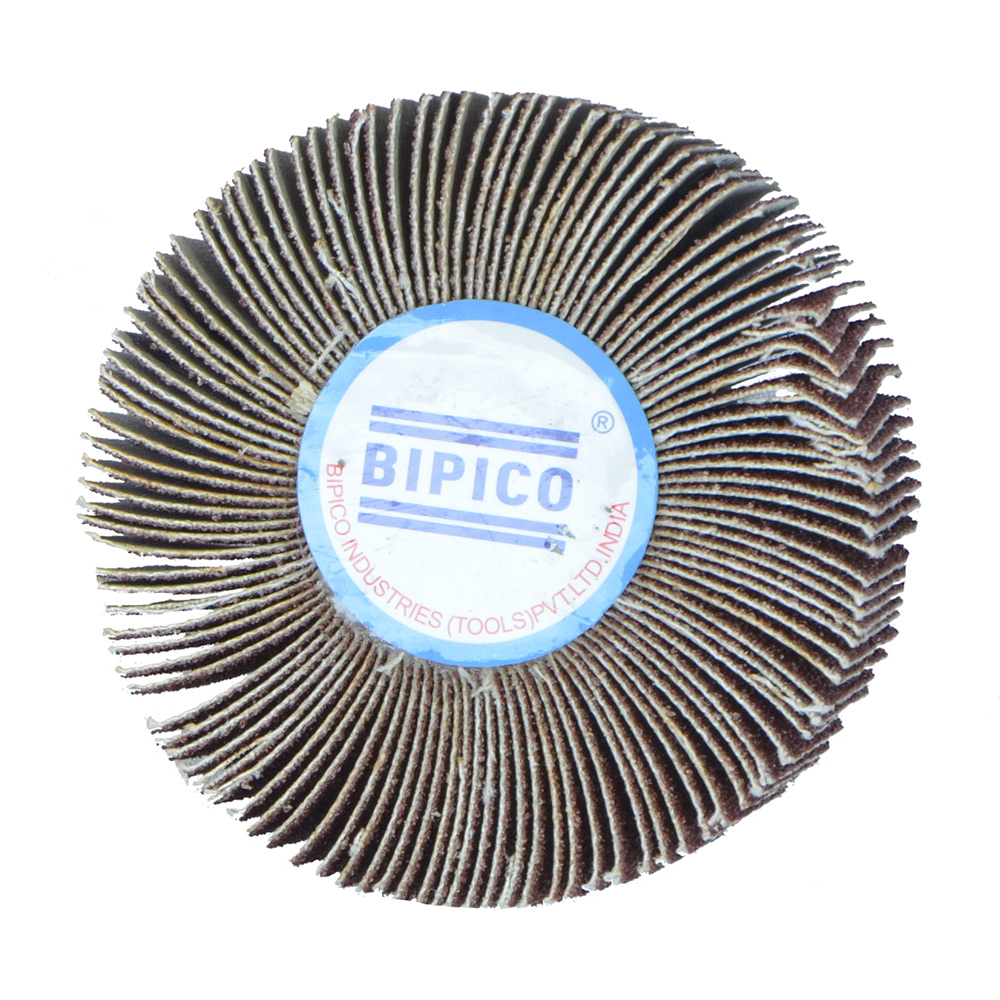 Buy Bipico 50 mm x 25 mm / 120 Grit Mop Wheel (Flap Wheel On Shaft