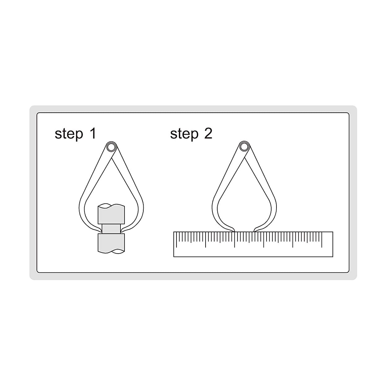 12 Inch / 300mm Metal Inside Outside Caliper – Firm Joint, 2-Piece Set 5 thumbnail image