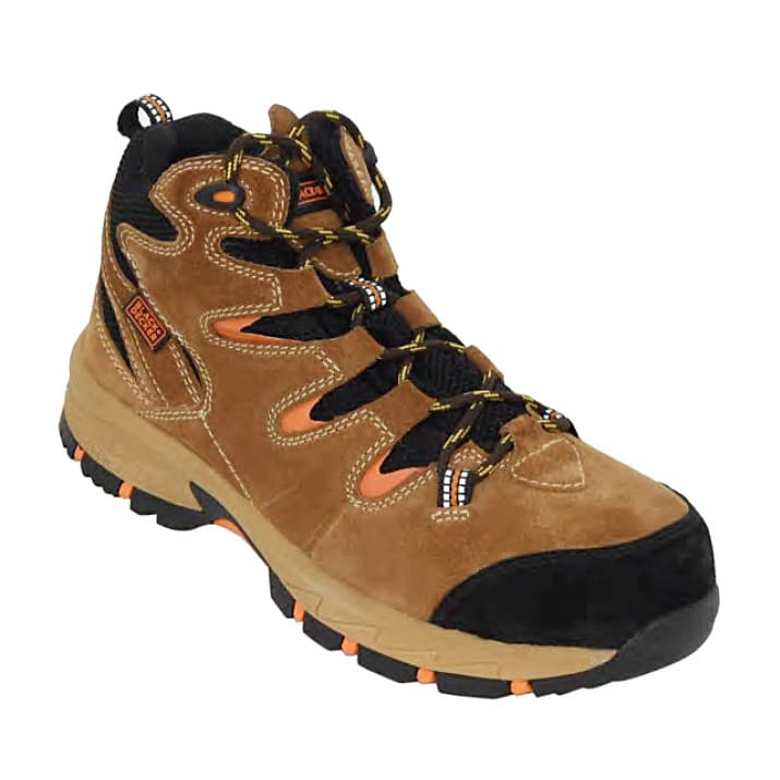 Buy Black+Decker High Ankle DIN Suede Leather Safety Shoe