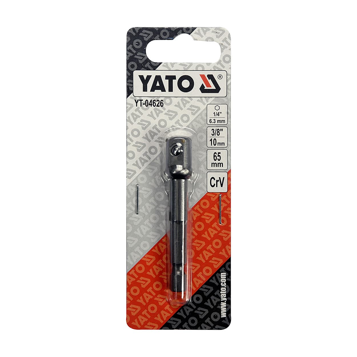 さっち Buy Yato 65 mm / 3/8 Inch Socket Adapter Hex Shank, YT-04626