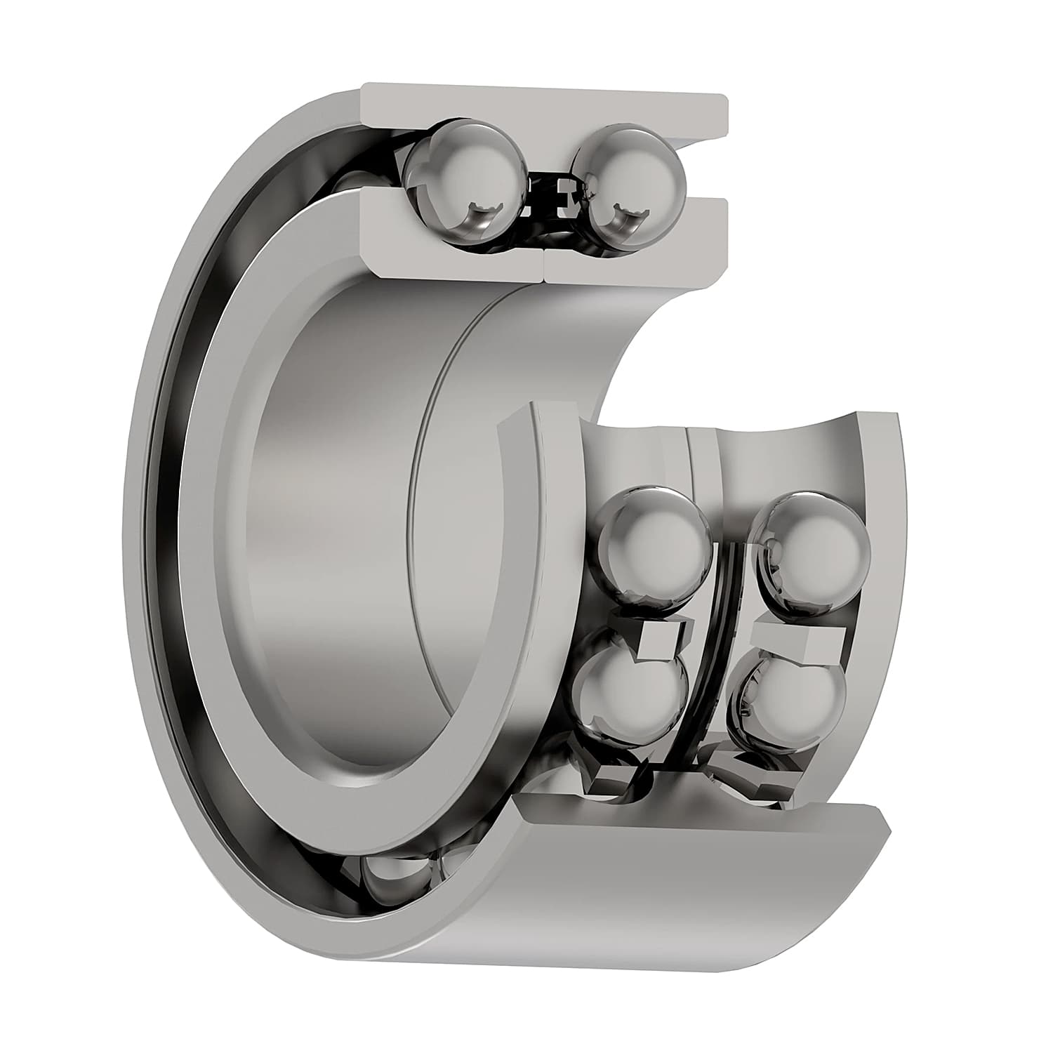 NBC 3204 Double Row Angular Contact Ball Bearing