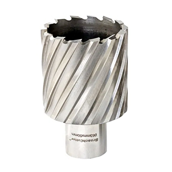 Buy Broach Cutter 23 mm Dia x 75 mm Cutting Depth HSS Annular