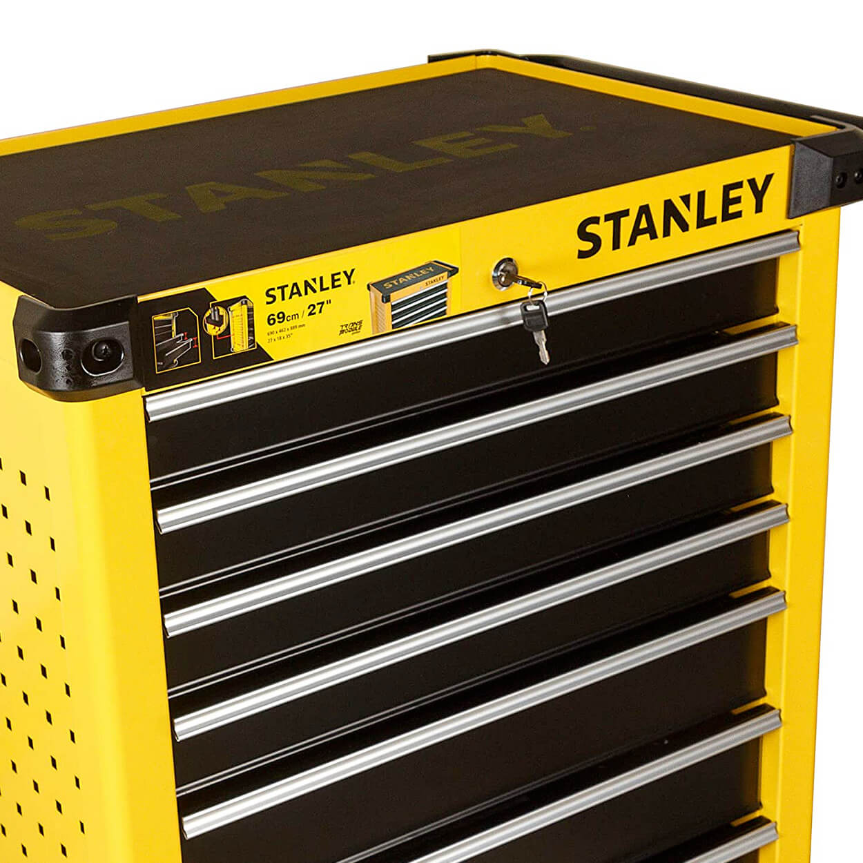 Buy Stanley 27 inch / 7 Drawer Metal Roller Cabinet, STST74306-1