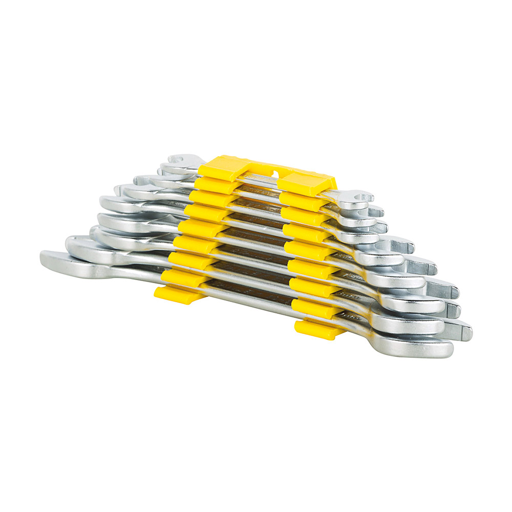 Buy Stanley 8 Pcs Matte Finish Double Open End Spanner Set, 70