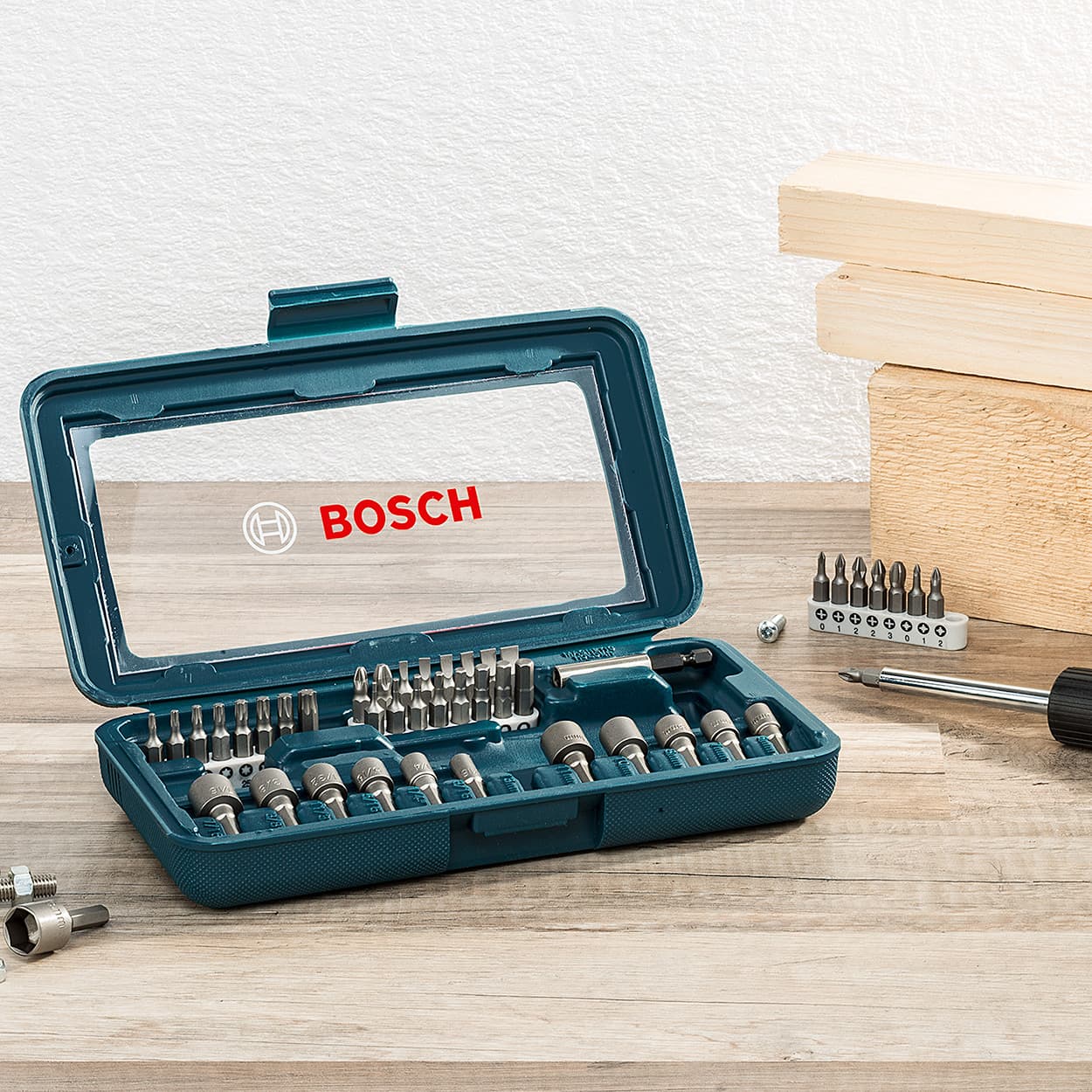 Bosch 46 Pcs Screwdriver Bit Mixed Set, 607 017 399