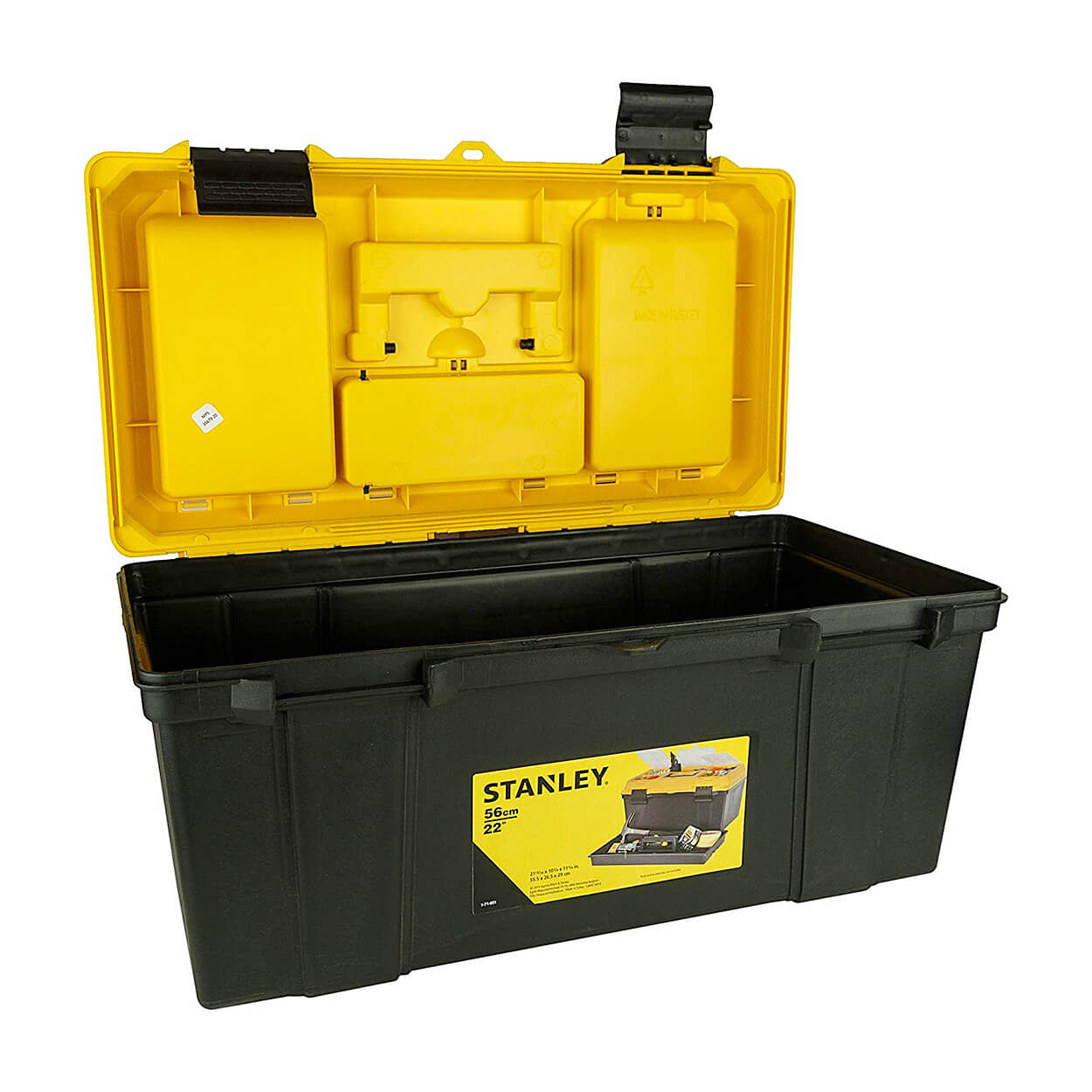 Buy Stanley 22 Inch Organised Maestro Tool Box With Clear Top Lid