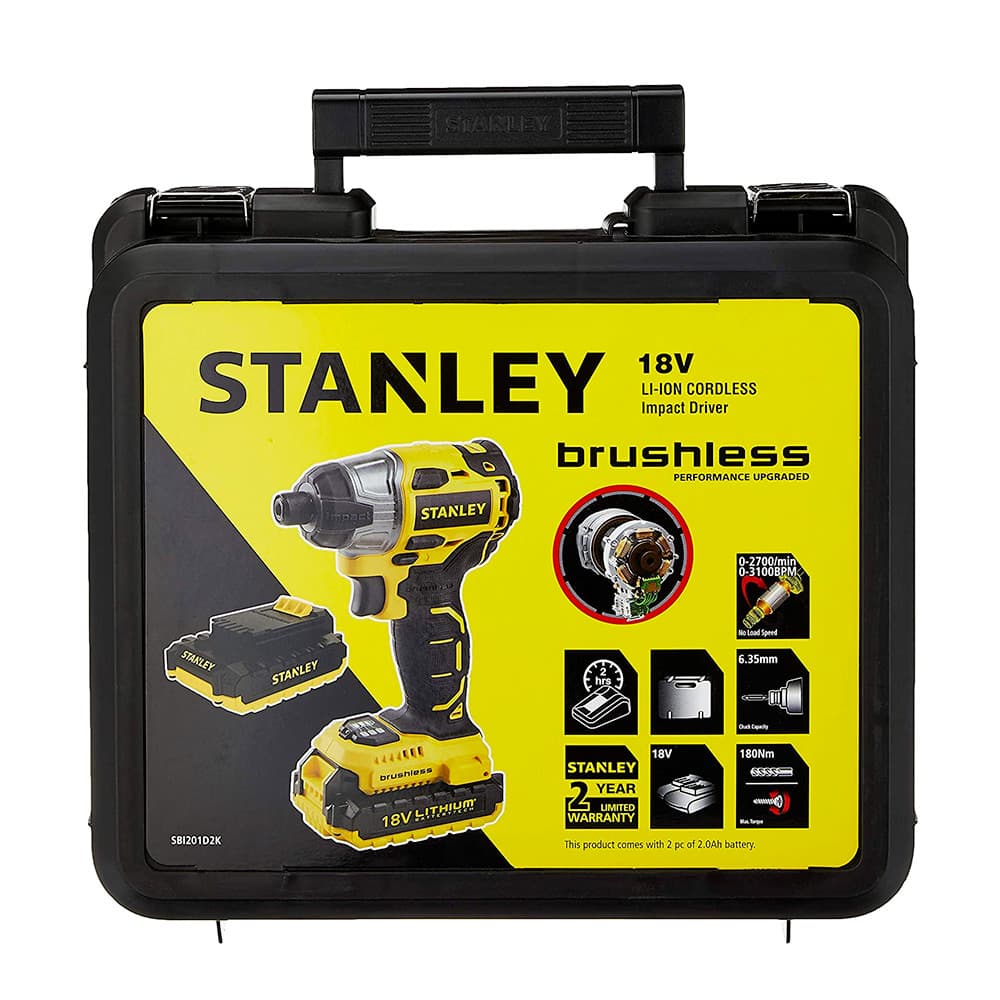 Buy Stanley 18V Ah Li-ion Brushless Impact Driver (Cordless