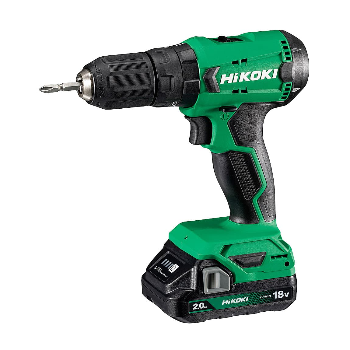 HiKoki 18V Ah Li-ion 13 mm Cordless Impact Drill Driver, DV18DAWCZ