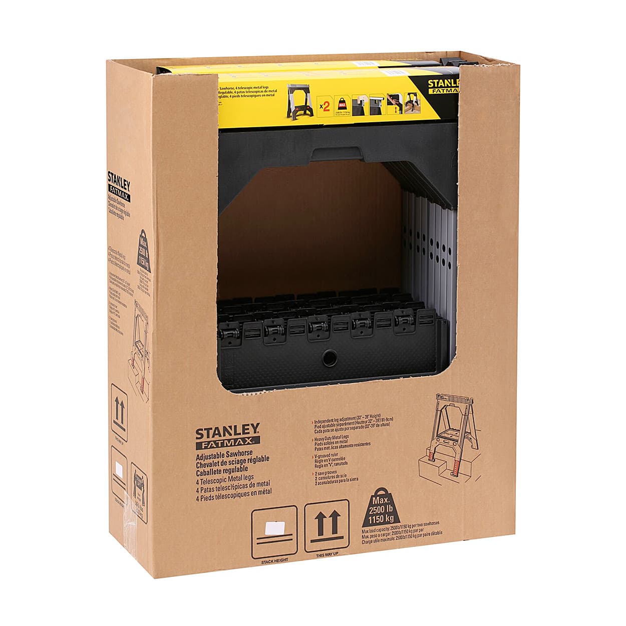 Buy Stanley 685 x 100 x 830 mm FatMax Folding Adjustable Height