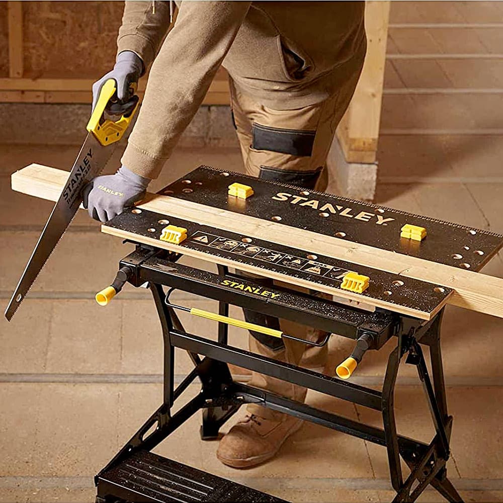 Buy Stanley 2 In 1 Premium Folding Workbench & Vice With 250 Kg